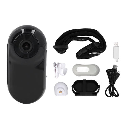 Pet Collar Camera 120 Deg Lens OTG Connection Video Recording Adjustable Magnetic Cat Sport Camera for Outdoor Dog Collar Camera
